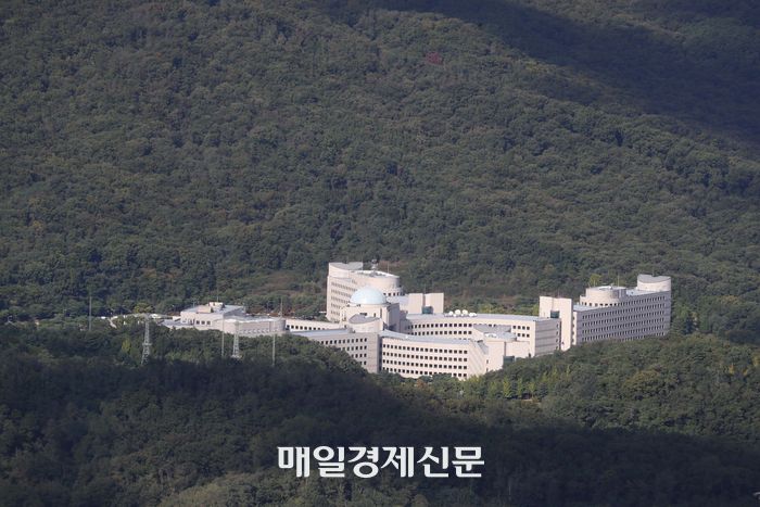 하늘에서 본 국정원  [이충우 기자]