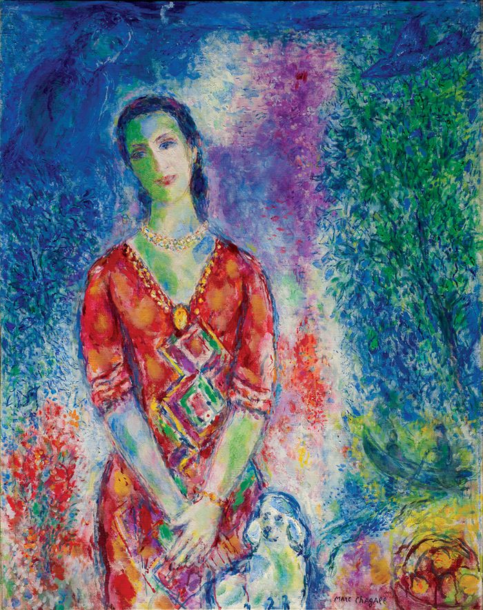 Marc Chagall [Portrait de E.B.G.], 1969 ©Basil & Elise Goulandris Foundation