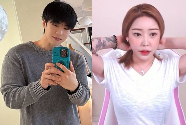 사진=문원 SNS, BJ 꽃자 방송 캡쳐