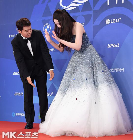 임윤아 전현무. 사진=천정환 기자