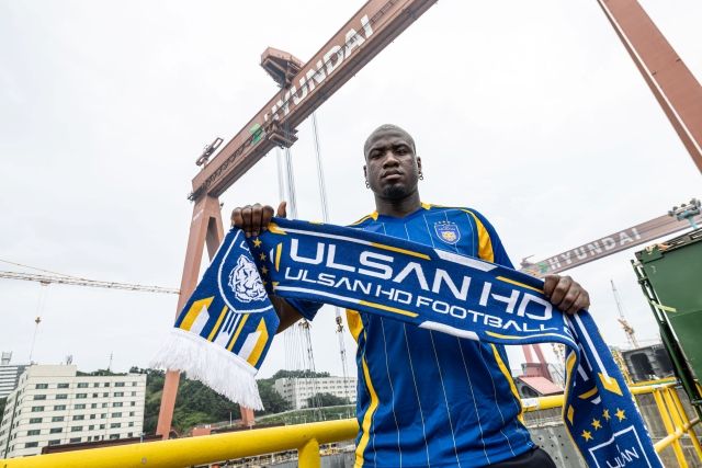 울산HD는 스트라이커 말컹을 영입하며 후반기 반등 의지를 다시 한번 내비쳤다. 사진=울산HD 제공