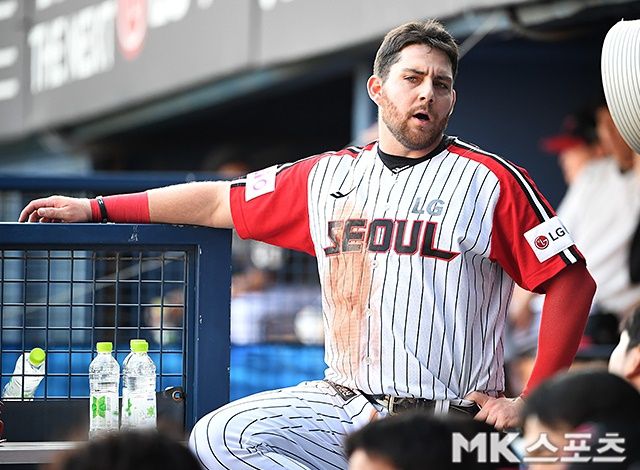 현재 옆구리 부상으로 잠시 자리를 비운 오스틴. 사진=천정환 기자