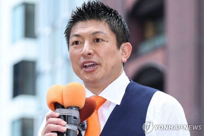 일본 우익 야당 참정당 가미야 소헤이 대표. [사진출처 = 연합뉴스]
