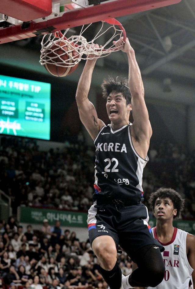 여준석이 최고의 활약을 펼쳤다. 사진=대한민국농구협회 제공