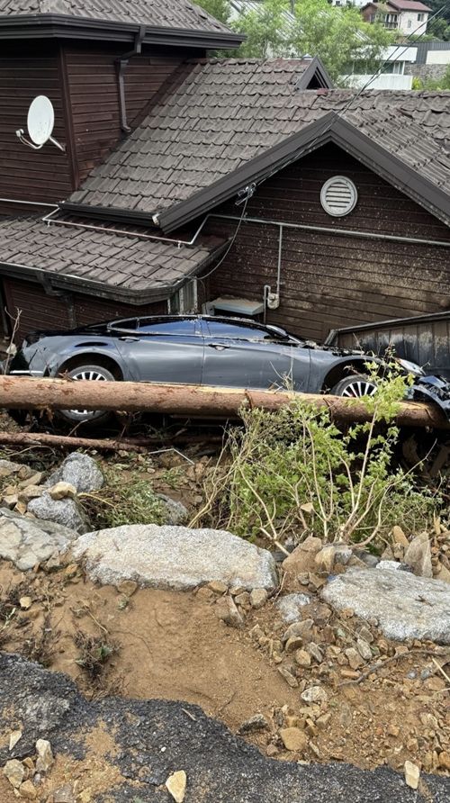 서효림이 폭우 피해 상황을 직접 전해 안타까움을 자아냈다. 사진=서효림 SNS