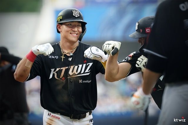 KT의 현재이자 미래인 안현민. 사진=KT 제공