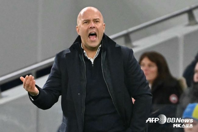 리버풀 아르네 슬롯 감독. 사진(잉글랜드 런던)=ⓒAFPBBNews = News1