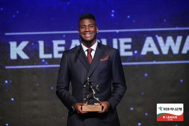 2018시즌 K리그1 최고의 선수였던 말컹. 사진=한국프로축구연맹