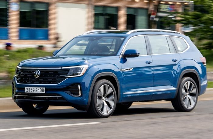 폭스바겐 신형 아틀라스 주행 [사진출처=폭스바겐]