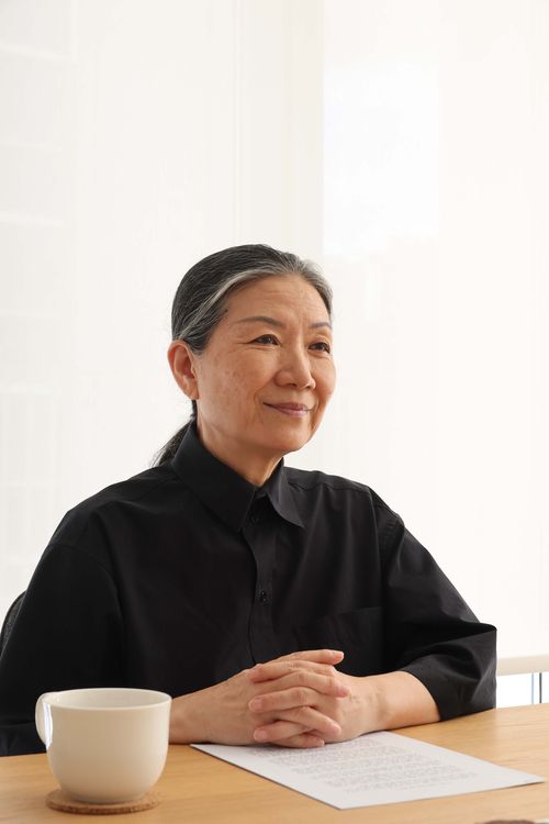 김수자 작가. [한주형 기자]