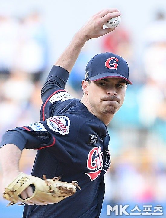 레일리는 KBO리그 롯데자이언츠에서 5년간 활약했다. 사진= MK스포츠 DB