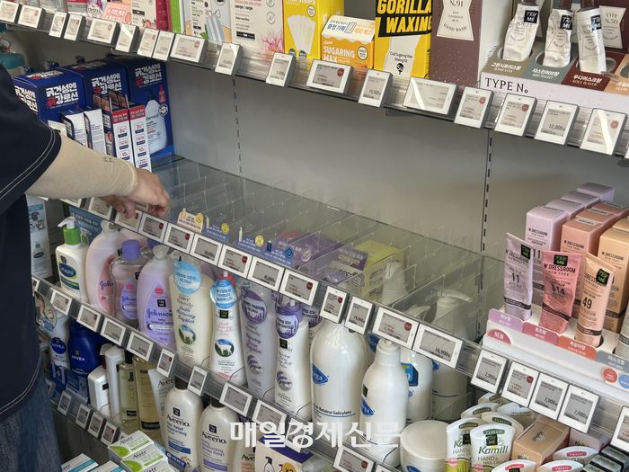 29일 오후 방문한 경기 부천의 올리브영 매장. [변덕호 기자]