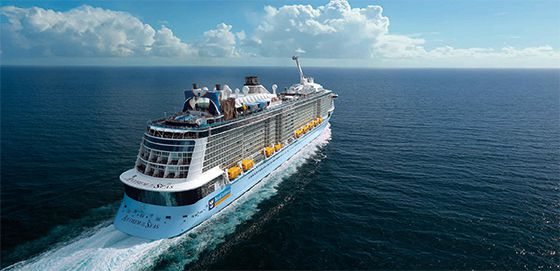 7만톤급 로얄캐리비안 크루즈 앤썸호