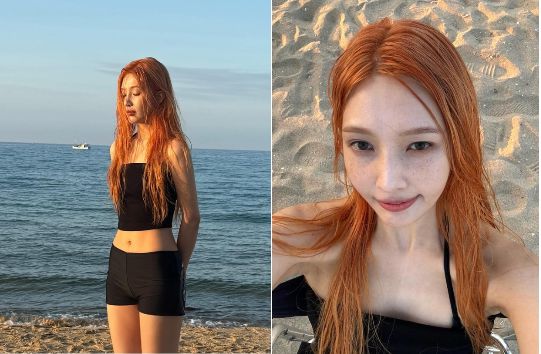 레드벨벳 조이가 여름의 정점을 알리는 상큼한 비주얼을 과시했다.사진=조이 sns
