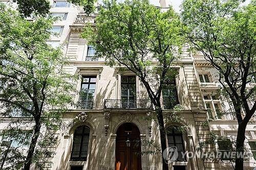 엡스타인의 맨해튼 저택. 로이터 연합