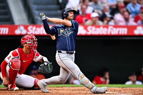 탬파베이는 4회 브랜든 라우의 투런 홈런을 시작으로 7득점을 기록했다. 사진= Kelvin Kuo-Imagn Images= 연합뉴스 제공