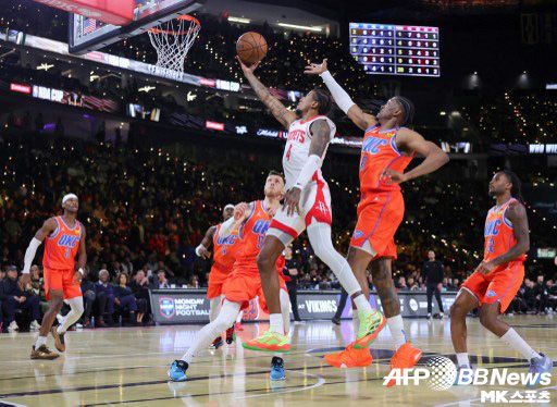 2025-26 시즌 NBA는 오클라호마시티와 휴스턴의 경기를 시작으로 열전에 돌입한다. 사진=ⓒAFPBBNews = News1