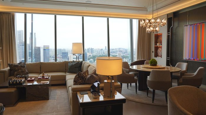 파이자 컬렉션의 프레지덴셜 스위트룸/사진=김지은 여행+ 기자