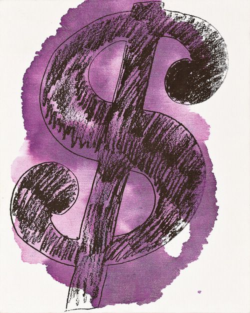 앤디 워홀 '달러 사인(Dollar Sign)'.