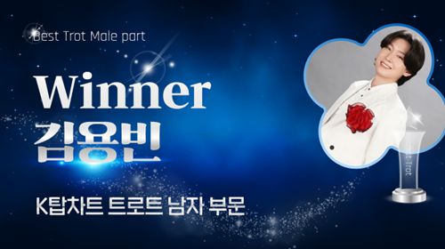 김용빈이 ‘트로트 황태자’의 위엄을 자랑하고 있다. 사진=K탑스타