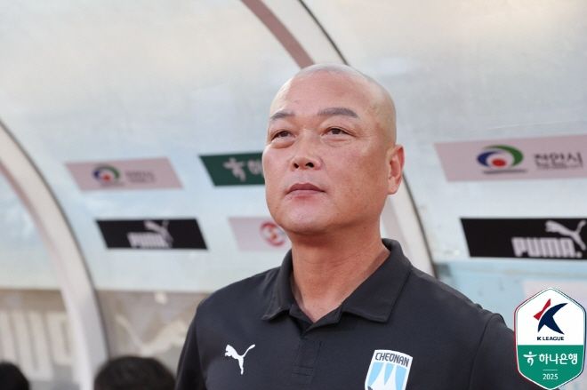 김태완 감독. 사진=한국프로축구연맹