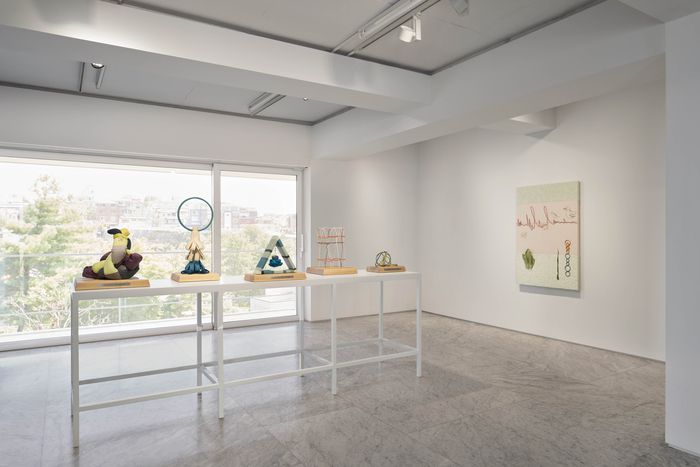 서울 종로구 PKM갤러리에서 열리고 있는 홍영인 작가의 개인전 전경. PKM갤러리