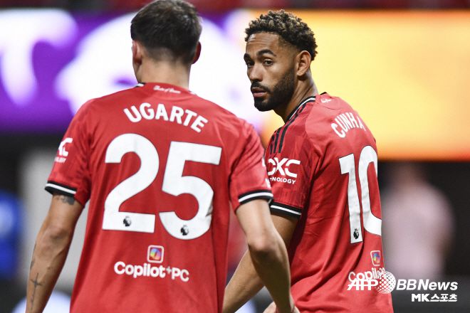 마테우스 쿠냐(사진 오른쪽). 맨체스터 유나이티드의 새 에이스로 기대받는 이다. 사진=AFPBBNews=News1