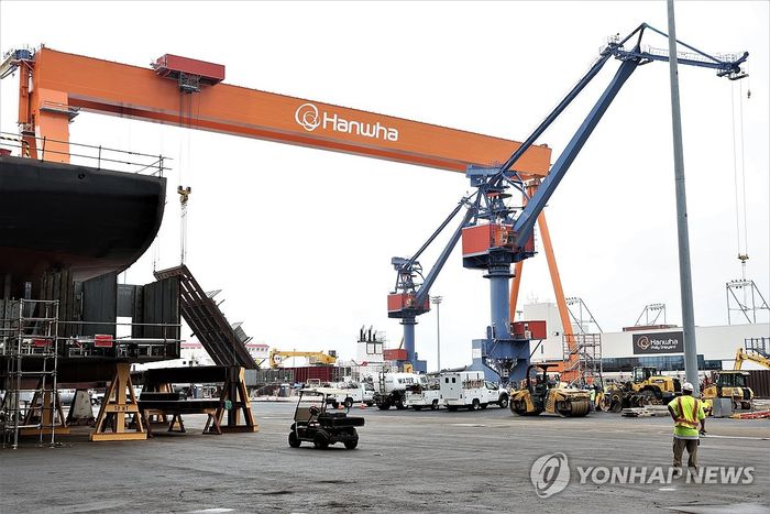 미국 펜실베이니아주 필라델피아 한화 필리조선소 2025.7.20 [한화오션]