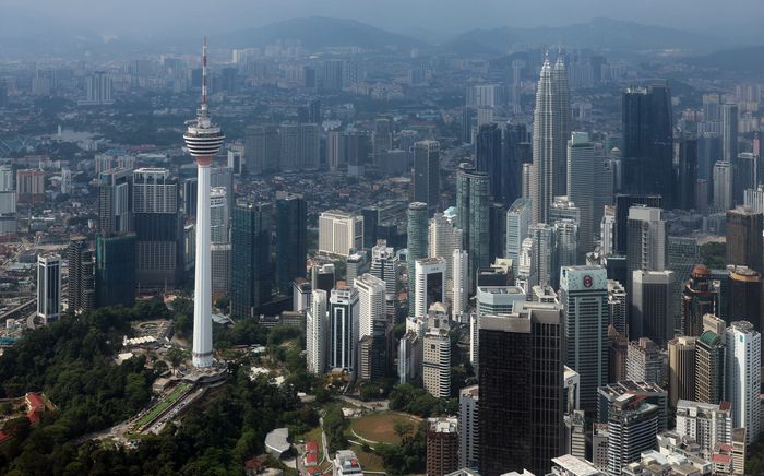 메르데카118 빌딩 118층에서 바라본 쿠알라룸푸르 전경. 이승환 기자