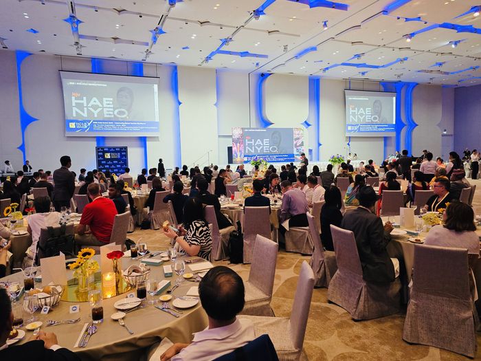 지난 27일 태국 방콕에서 열린 ‘파타 골드 어워즈 2025(PATA Gold Awards 2025)’에서 ‘지역 기반관광 분야 우수정책’으로 선정된 ‘제주의 해녀 문화’ / 사진=제주관광공사