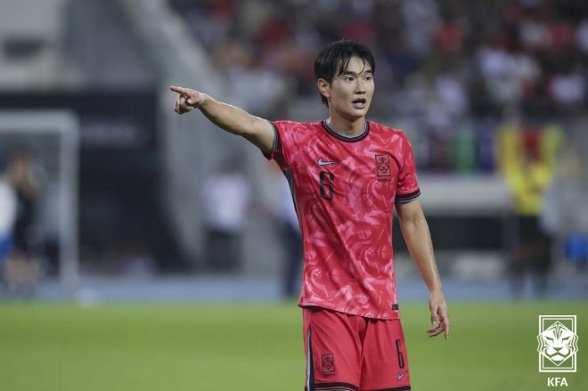 국가대표 미드필더 김진규. 사진=대한축구협회