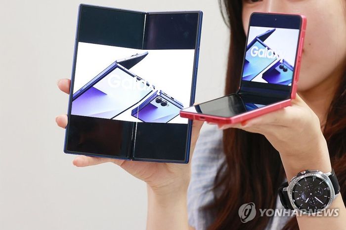 베일 벗은 갤럭시 Z 플립·폴드7. [사진출처 = 연합뉴스]