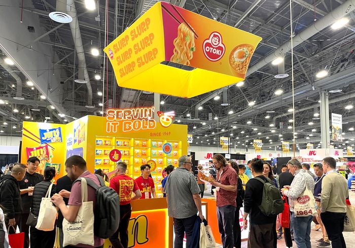 미국 최대 식품박람회 ‘2025 윈터 팬시 푸드쇼’ 당시 오뚜기 부스 모습. [사진 출처 = 오뚜기]