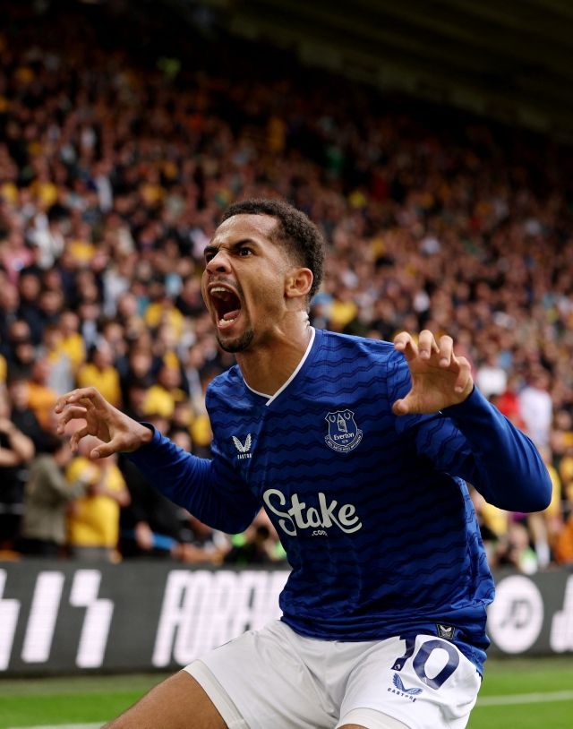 은디아예는 에버튼의 공식전 3연승을 이끈 주역이다. 사진=REUTERS=연합뉴스