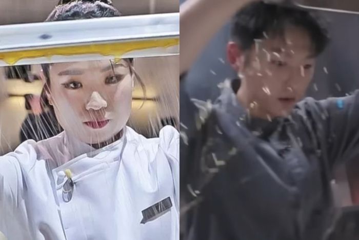 ‘흑백요리사’ 정지선, ‘이판펑션’에서 정지선 셰프를 따라한 참가자. 사진|넷플릭스, 텐센트