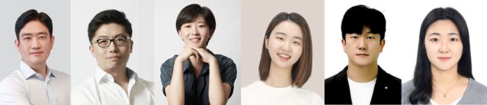 UNIST 바이오메디컬공학과 조승우 교수, 주진명 교수, 박태은 교수, 이소영 연구원, 김경환 연구원, 정혜진 연구원. [사진=UNIST]