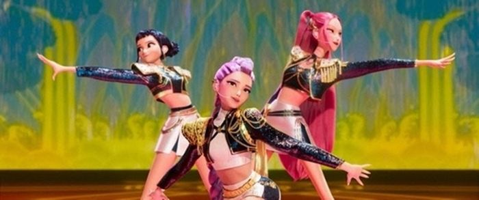 ‘케데헌’ 속 걸그룹 헌트릭스. 사진ㅣ넷플릭스