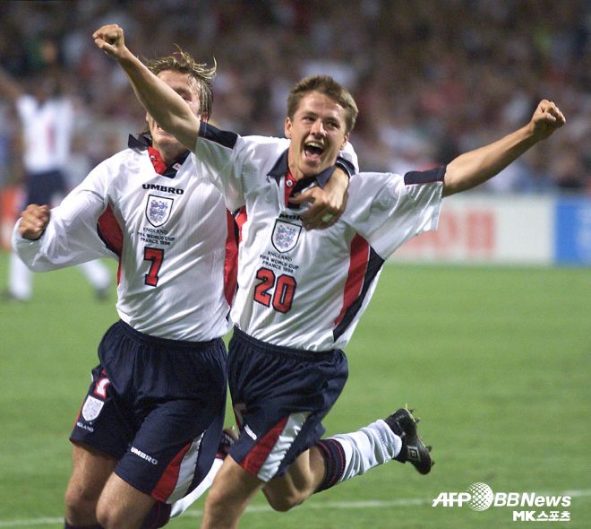 마이클 오언은 1998년부터 2008년까지 잉글랜드 축구 대표팀 공격 핵심이었다. 오언은 A매치 89경기에서 40골을 기록했다. 사진=AFPBBNews=News1