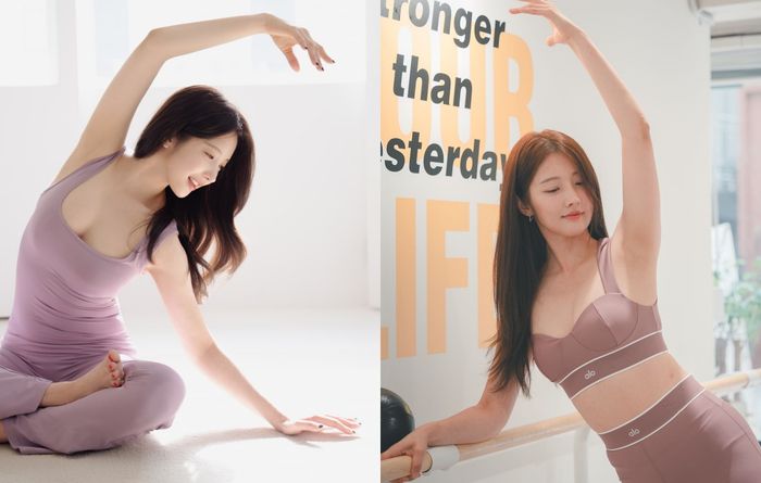 바레 동작을 취하는 남지현. 사진|남지현 SNS