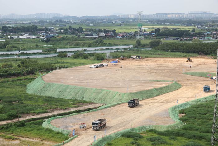 부천 대장동 3기 신도시 개발 현장. [이충우 기자]