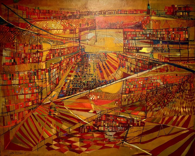 페기 구겐하임 미술관
비에이라 다 실바 'The Library'(1949).