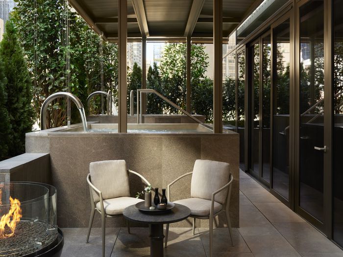 아만 뉴욕 스파하우스 테라스 전경 / 사진=아만