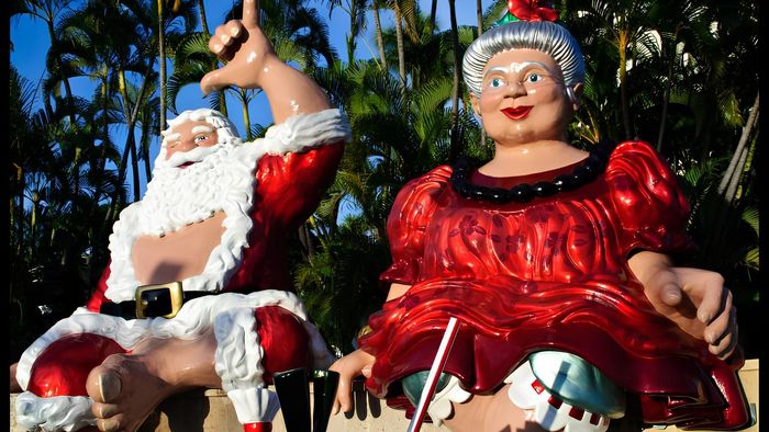 하와이에서 만날 수 있는 산타  / 사진=미국관광청