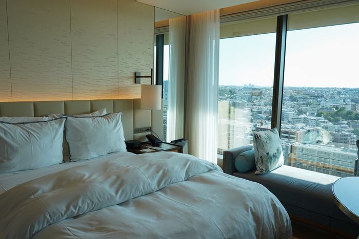 웨스틴의 시그니처 ‘헤븐리 베드’/사진=김지은 여행+ 기자