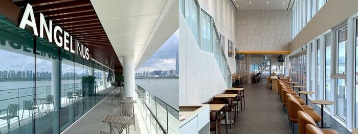 엔제리너스 르엘캐슬갤러리점. [사진 = 롯데GRS 제공]