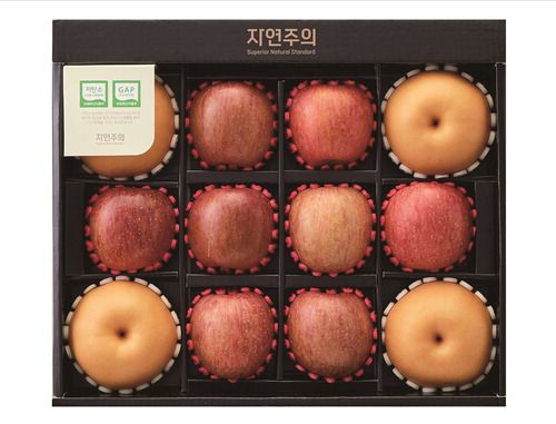 자연주의 선물세트 '저탄소인증 사과/배 세트'
