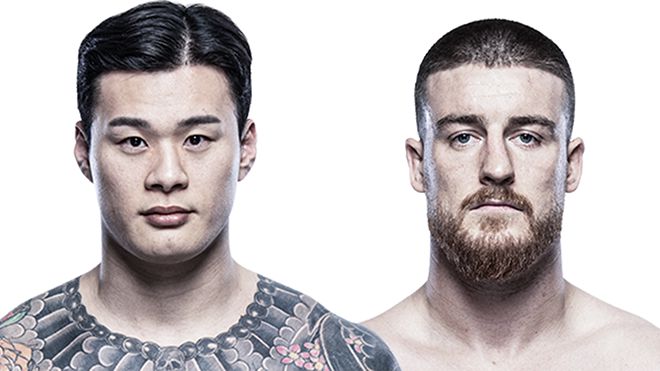 Contender Series 시즌9 6주차 프로필. 제8대 로드FC 미들급 챔피언 황인수, UFC 리얼리티프로그램 The Ultimate Fighter 시즌32 미들급 토너먼트 준결승 패디 매코리. 사진=TKO
