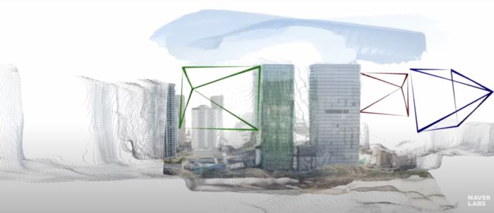 더스터를 활용해 3장의 사진만으로 3D 구현된 네이버 사옥. [사진 = 네이버]