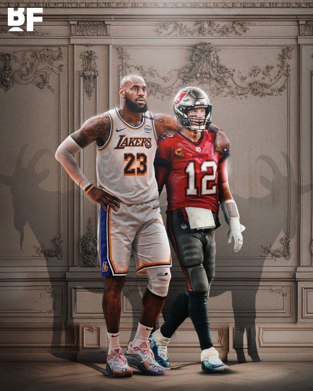 르브론 ‘킹’ 제임스는 ‘NFL 전설’ 톰 브래디처럼 40대 중반까지 활약할 수 있을까. 사진=바스켓볼 포에버 SNS