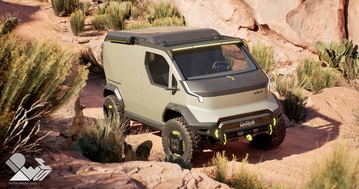 2025 IDEA 디자인 어워드에서 은상을 받은 기아 PV5 위켄더  [사진출처=기아]